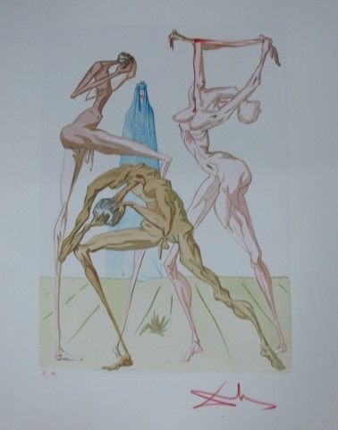 ATTRIBUTED TO SALVADOR DALI COLOR
