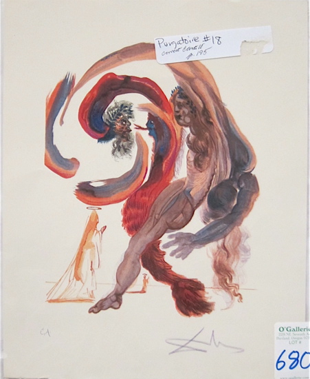 ATTRIBUTED TO SALVADOR DALI COLOR