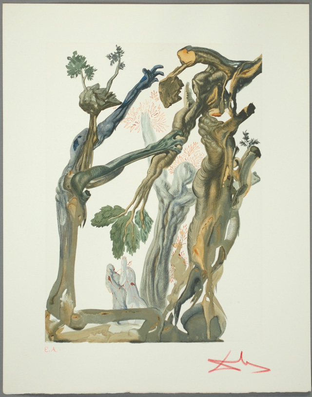ATTRIBUTED TO SALVADOR DALI COLOR