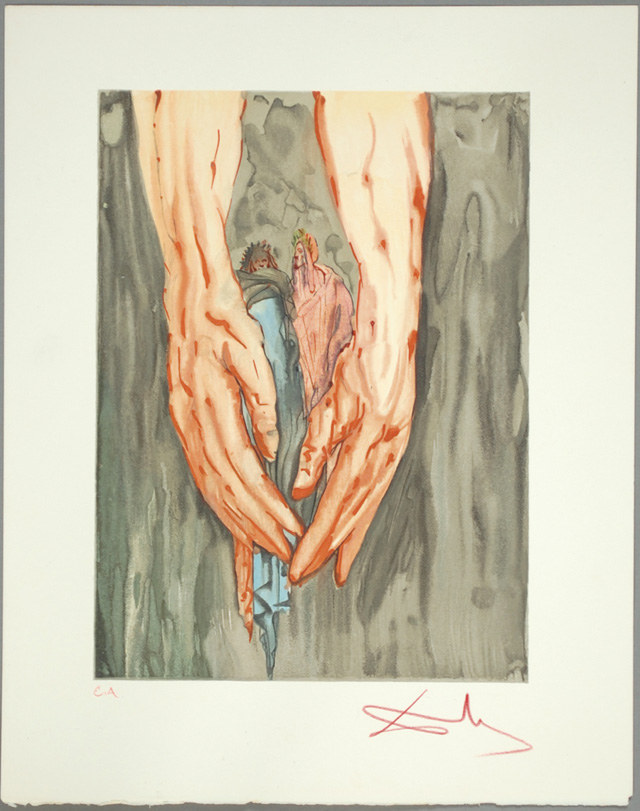 ATTRIBUTED TO SALVADOR DALI COLOR