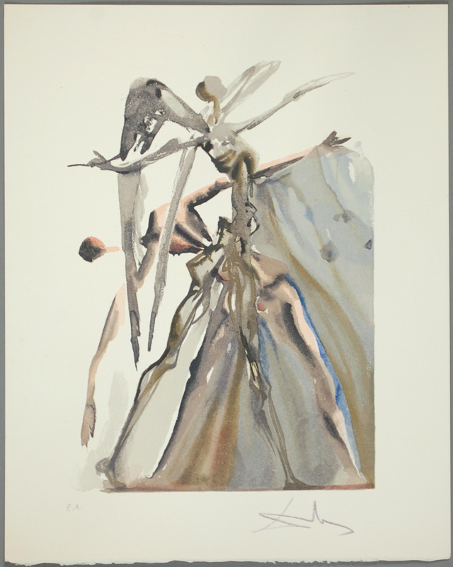 ATTRIBUTED TO SALVADOR DALI COLOR
