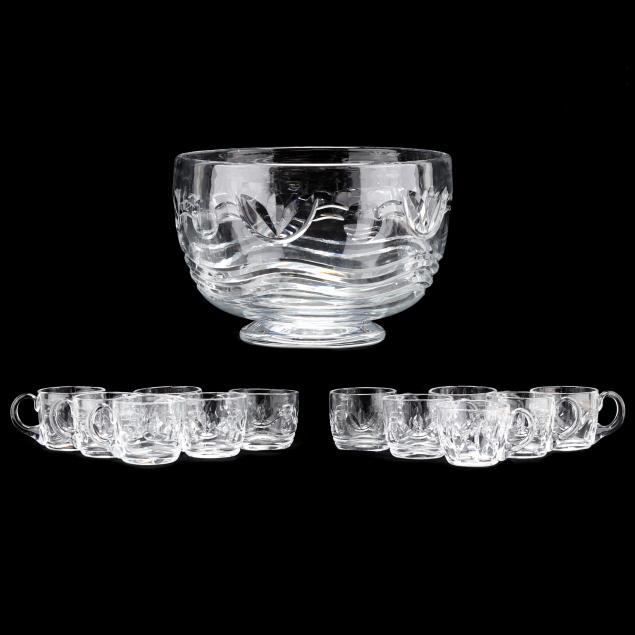 ATTRIBUTED TO STUART, CUT GLASS
