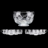 ATTRIBUTED TO STUART, CUT GLAS