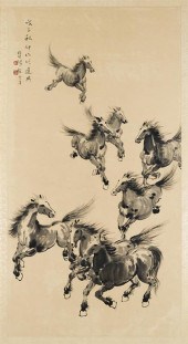 Attributed to Xu Beihong, Eigh