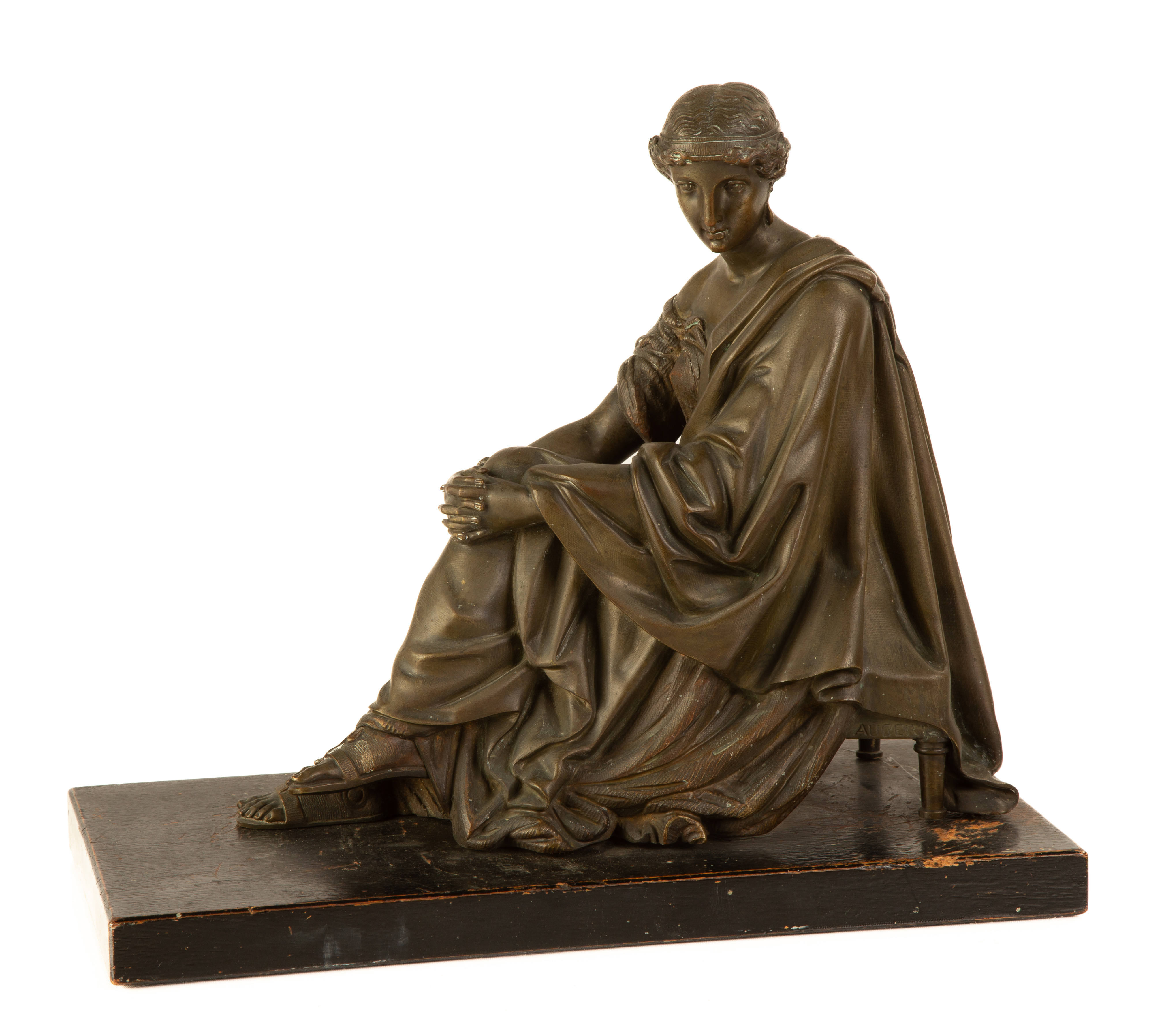 AUBERT BRONZE STATUE 19th century.