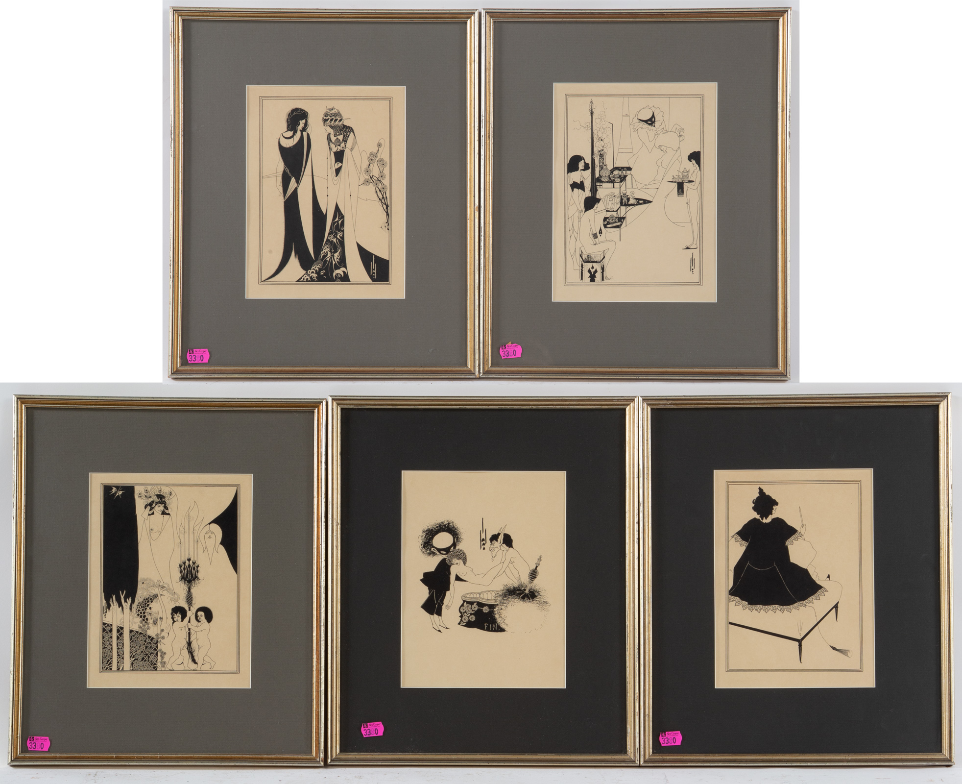 AUBREY BEARDSLEY. 5 ILLUSTRATIONS