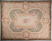 AUBUSSON DESIGN FLORAL TAPESTR