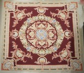 AUBUSSON NEEDLEPOINT RUG 6 FT