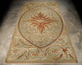 AUBUSSON RUG 19TH-EARLY 20TH C