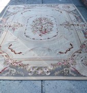 AUBUSSON RUGAubusson rug. [11'