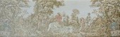 AUBUSSON STYLE FALCON HUNTING