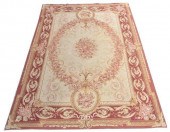 AUBUSSON STYLE NEEDLEPOINT RUG