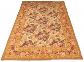 AUBUSSON STYLE NEEDLEPOINT RUG