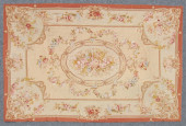 AUBUSSON STYLE NEEDLEPOINT RUG