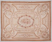 AUBUSSON STYLE NEEDLEPOINT RUG