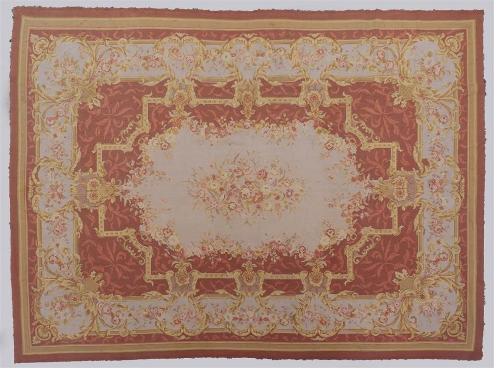 AUBUSSON STYLE NEEDLEPOINT