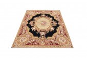 AUBUSSON STYLE WOVEN NEEDLEPOI