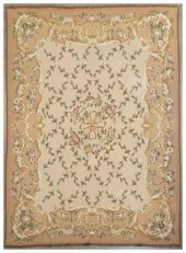 AUBUSSON TAPESTRY, 93" X 120"A
