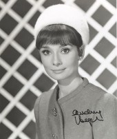 AUDREY HEPBURN SIGNED PHOTOGRA
