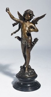 AUG. MOREAU BRONZE OF WINGED F