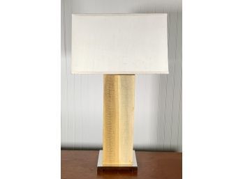 Augousti square pillar lamp with