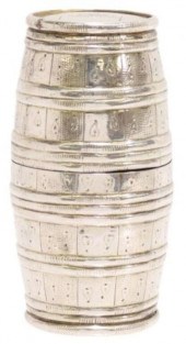 AUGSBURG SILVER BARREL-SHAPED