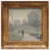 AUGUST GAY (CIRCLE), OIL ON CI