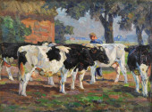 AUGUST LUDECKE-CLEVE (GERMAN,