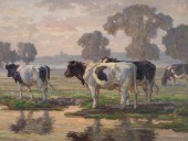 AUGUST LUDECKE-CLEVE OIL ON CA