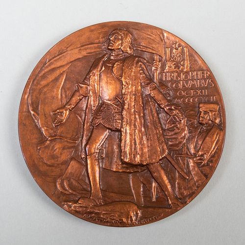 AUGUST SAINT-GAUDENS 1893 BRONZE