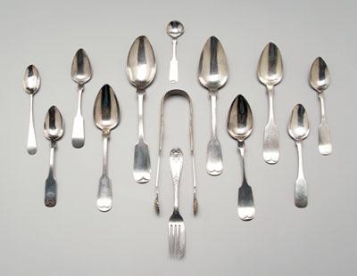 Augusta coin silver flatware: