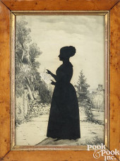 AUGUSTE EDOUART, CUTWORK SILHO