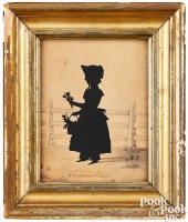 AUGUSTE EDOUART SILHOUETTE OF