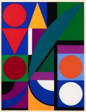 AUGUSTE HERBIN, UNTITLED (GEOM