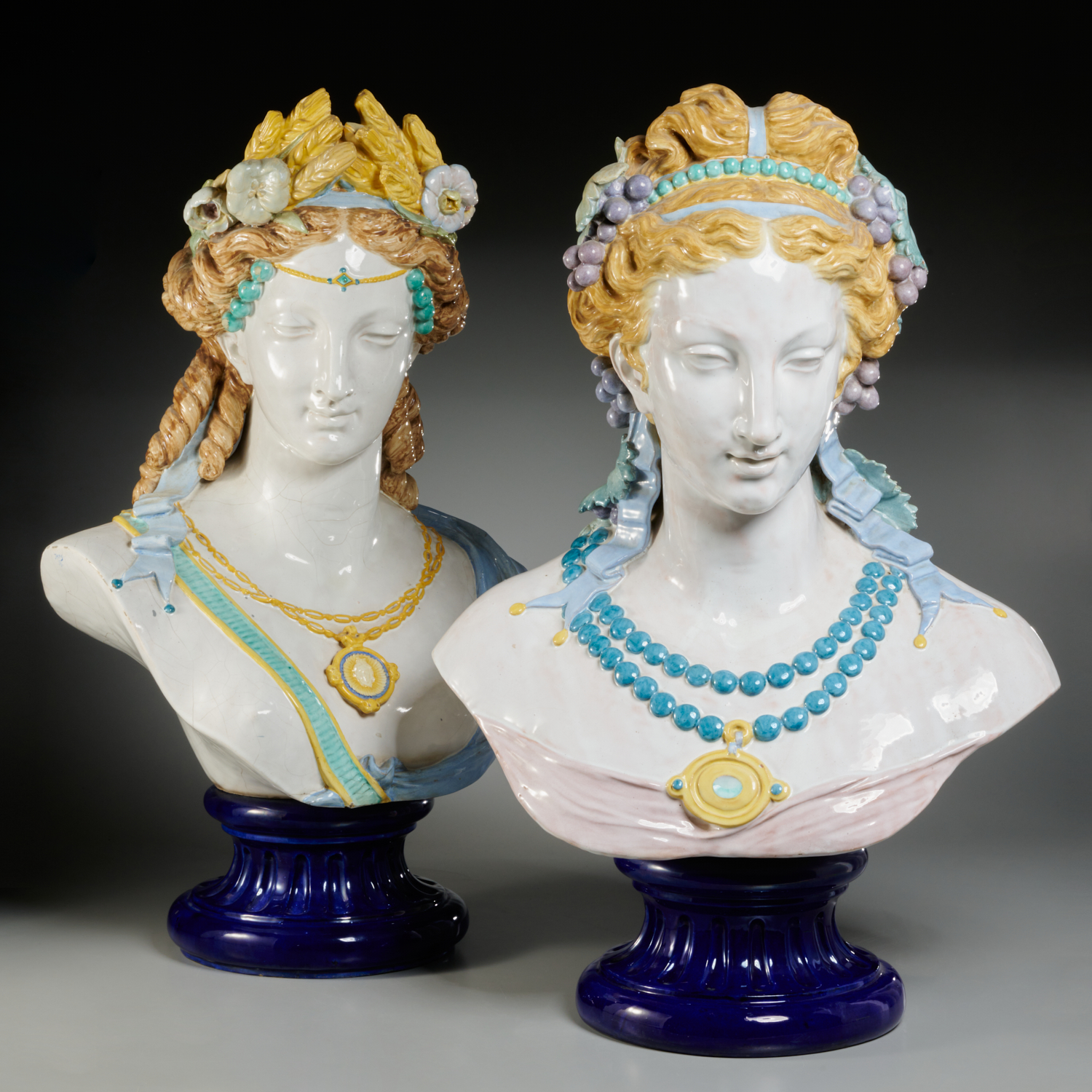 AUGUSTE JEAN, PAIR MONUMENTAL