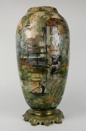AUGUSTE LEPERE GLAZED CERAMIC