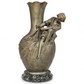 AUGUSTE MOREAU FIGURAL BRONZE
