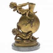 AUGUSTE MOREAU GILT BRONZE CHE
