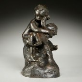 AUGUSTE RODIN, BRONZE SCULPTUR