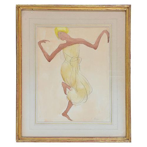 AUGUSTE RODIN, CAMBODIAN DANCER,
