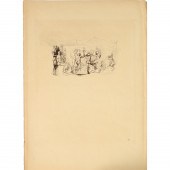 AUGUSTE RODIN, ETCHING Auguste