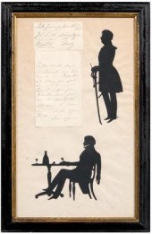 Augustin Edouart double silhou