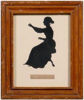 Augustin Edouart silhouette (F