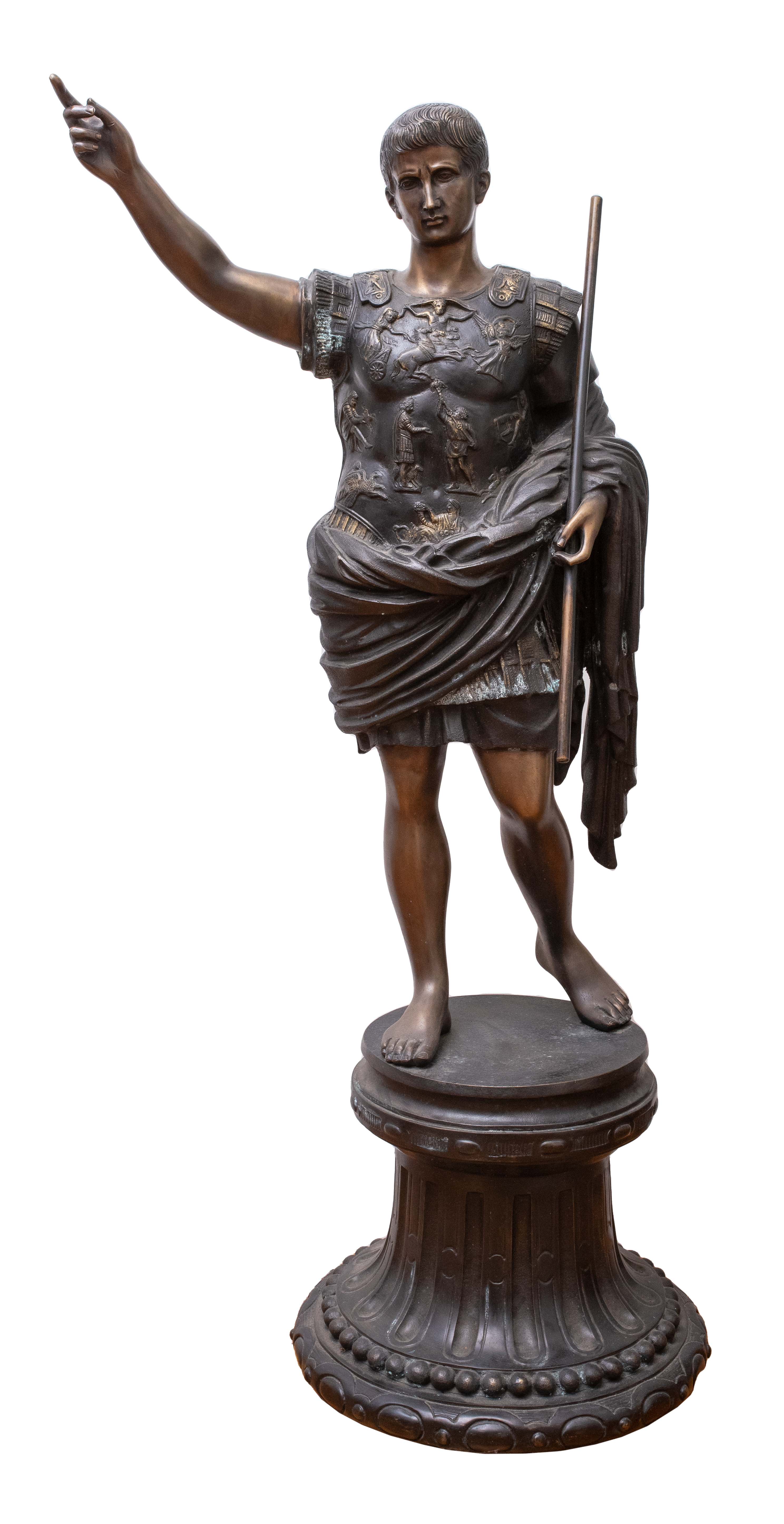 AUGUSTUS OF PRIMA PORTA, BRONZE 