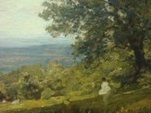 AUMONIER,James. c.1890 O/C "On