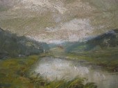Aus dem Brenztal Oil landscape
