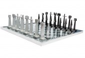 AUSTIN E. COX ALUMINUM CHESS S