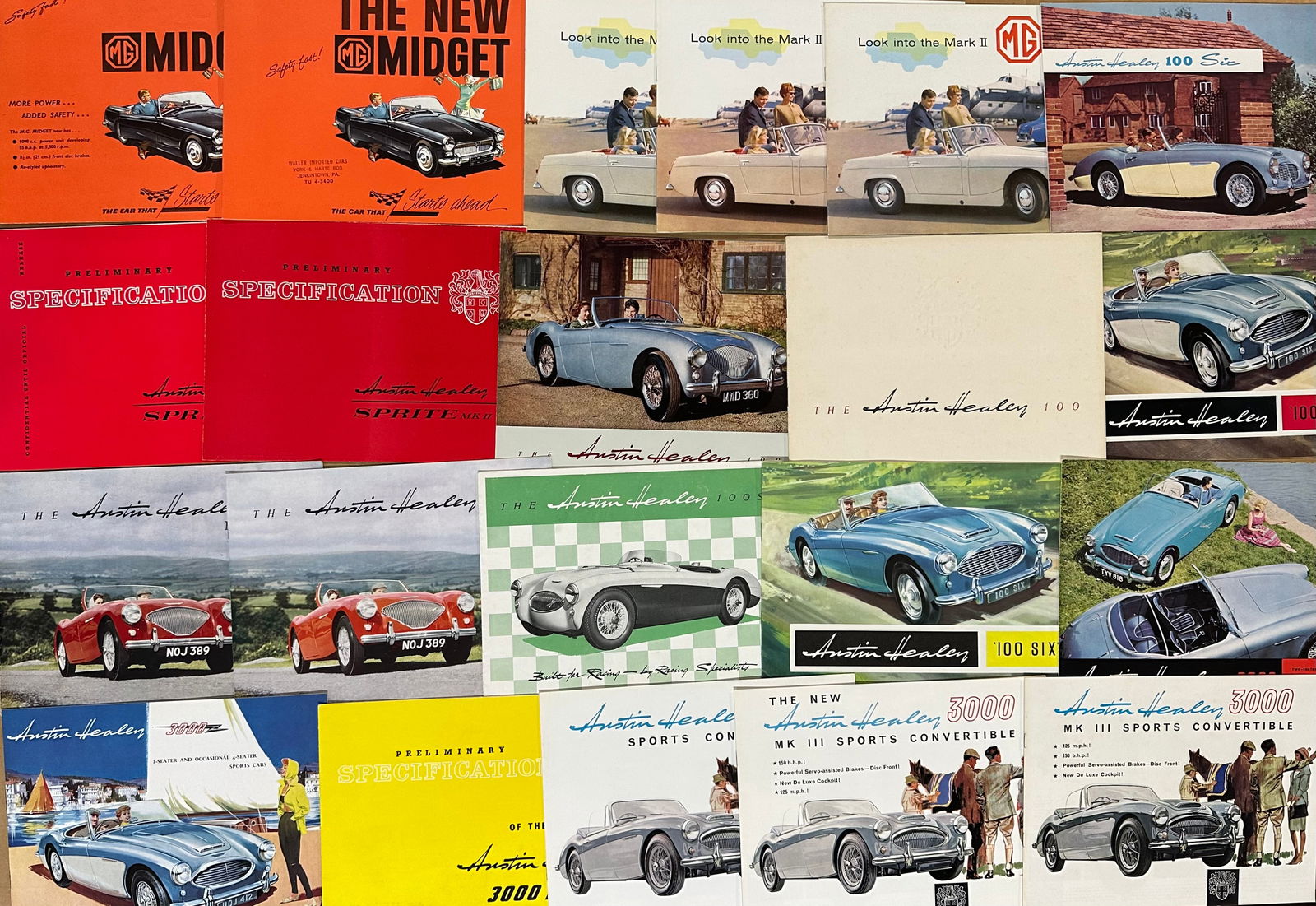 AUSTIN HEALEY, INCL SPRITE,