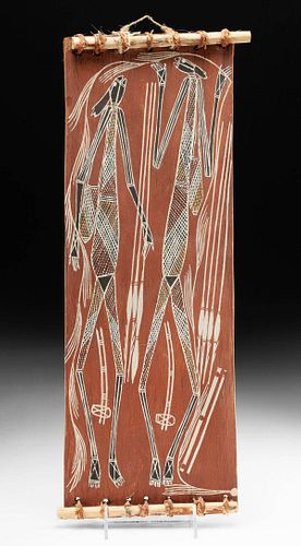 AUSTRALIAN ABORIGINAL BARK PAINTING