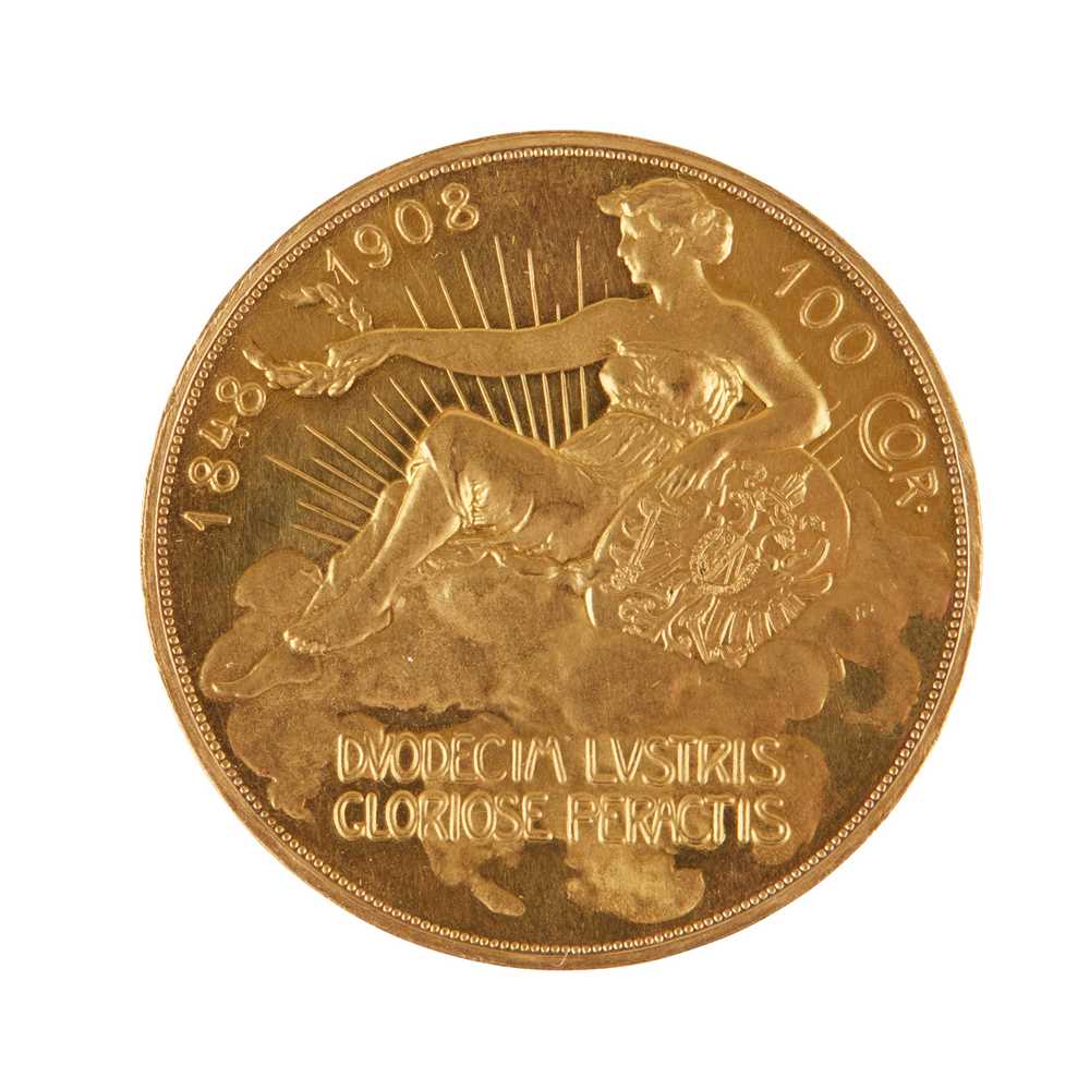 AUSTRIA - 100 CORONA GOLD COIN